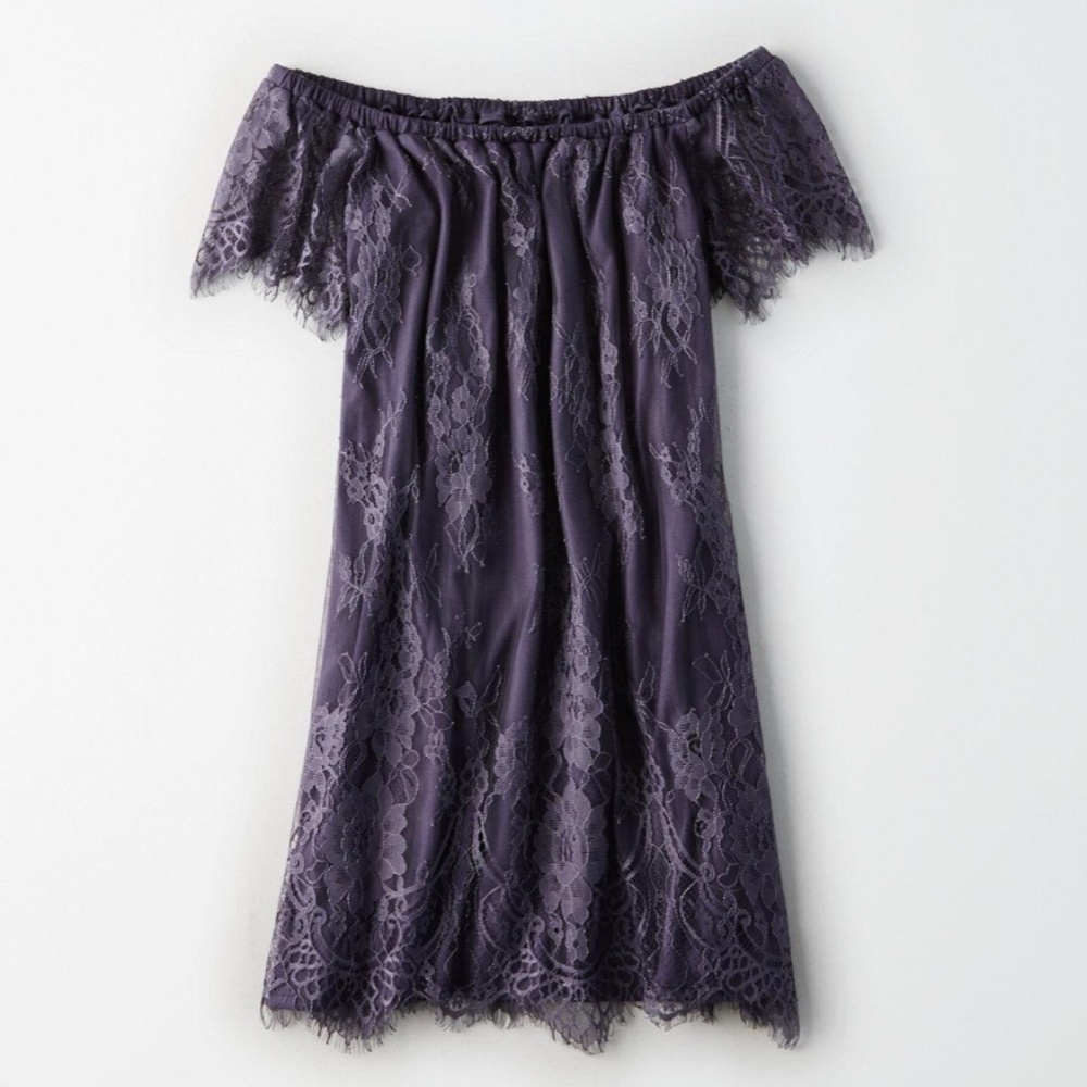 Lace Off The Shoulder Dress